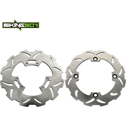 BIKINGBOY Front Rear Brake Discs Rotors Disks For Honda CR 125 R E 95-97 CR 250 R E 1995 1996 CR 500 R E 95 96 97 98 99 00 01 MX