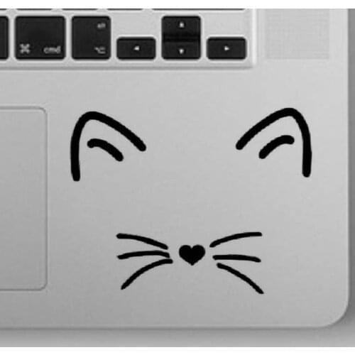 Sale Face cat Sticker Vinyl decal for cars cups laptops Decor Removable Home Laptop Computer Decal Truck Car phone Sticker C505
