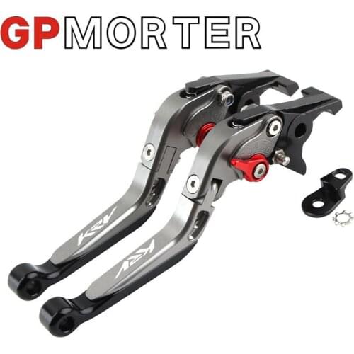 For KYMCO KRV180 Scooter Accessories Folding Extendable Left Right Brake Levers With parking function