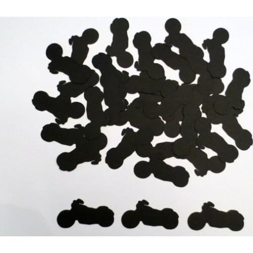 Speedy Motorcycle Confetti wedding birthday bridal baby shower party Table decor scrapbooking Confettis