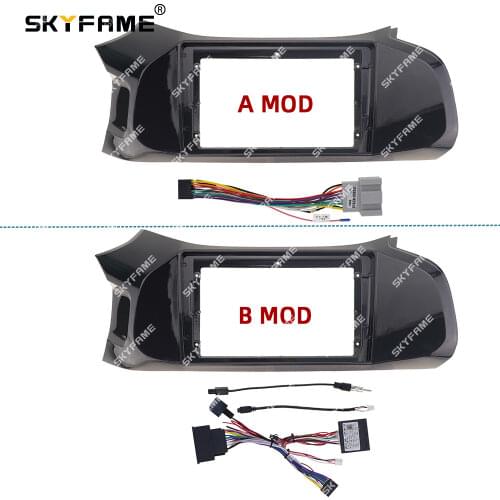 SKYFAME Car Frame Cable For CHEVROLET Onix 2012-2019 Android Big Screen Dask Kit Fascia Frame
