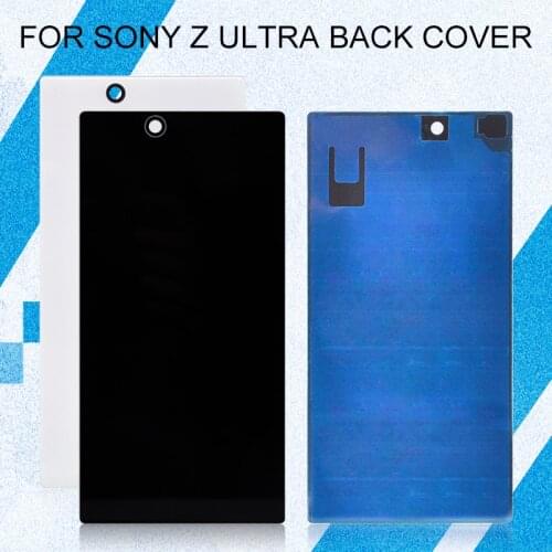 1pcs XL39H XL39 C6802 C6833 Glass Housing Door Back Cover HH For Sony Xperia Z Ultra Back Battery Cover Door Parts Free Russian