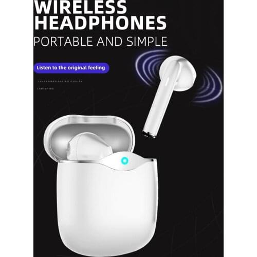 Touch Control Wireless Headphones with Microphones TWS Earphone Bluetooth 5.1 IPX5 Waterproof Noise Cancelling Headset
