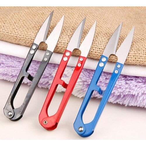 Carbon Steel U-shaped Scissors Thread Wire Cutter Sewing Snips Embroidery Tailor Multifunction Cutters Sewing Craft