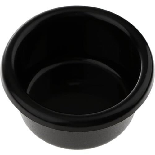Universal Black Plastic Cup Drink Can Holder 100mm Dia for Boat Marine RV