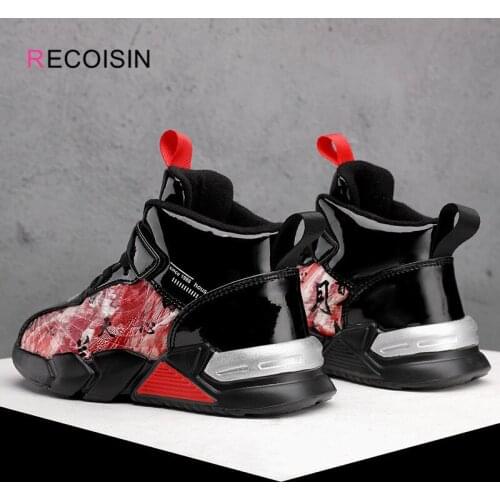 RECOISIN 2021 Spring Kids Sneakers Boys Casual Shoes For Children Sneakers Shoes Leather Anti-slippery Boys Shoes tenis infantil