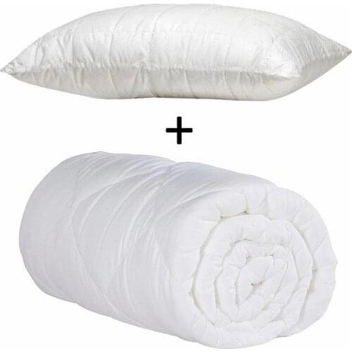 Lady Fashion Single Double Quilt Set + 1 Pillow