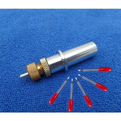 1 pc Gcc Cutting Plotter Signpal Vinyl Cutter Blade Holder+5 pcs 45 degree Blade Vinyl Cutter Knife