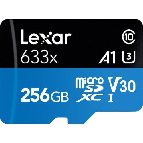 100% Original!!! Lexar 256GB 512GB GB Micro SD SDXC Memory Card high speed TF Card Class10 633X 95M/s U3 V30