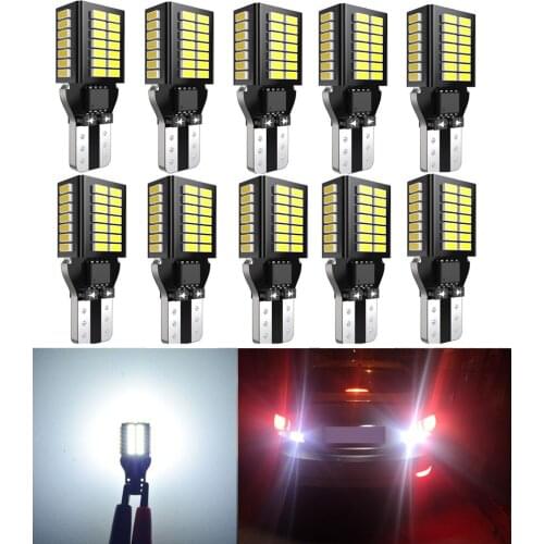 10x Canbus T16 T15 921 W16W Car LED Bulbs Reverse Light For Peugeot 2003 2004 2009 307 207 407 308 508 208 206 2008 3008 5008