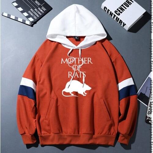 2020 Style Funny Mother of Rats Men women Streetwear Casual hoodies Print Cotton Hip Hop Casual sweatshirts sports pullovers