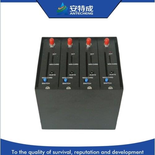 Wavecom 4 port GSM modem for STK , USSD, Q2303 bulk sms sending device dual band modem pool