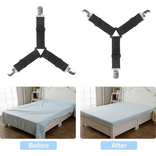 4pcs Elastic Bed Sheet Clips Mattress Cover Blankets Holder Sofa Cover counterpane Fastener