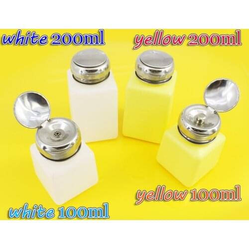 Corrosion resistant plastic bottle Anti Static Empty E-liquid Plastic PE Oil Alcohol Bottle Solder Flux Container Home Storage