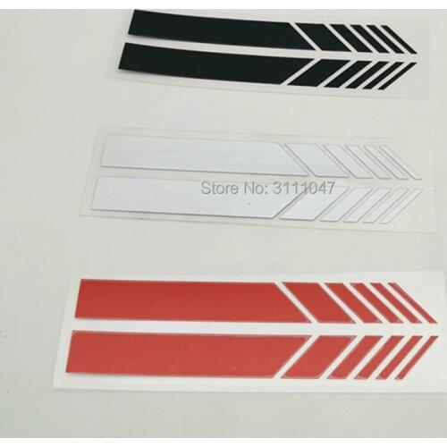 Car Rearview Sticker Stripe for bmw serie 1 alfa romeo hyundai tucson 2017 golf 7 ford fiesta audi a4 audi a4 b7 ford fiat 500