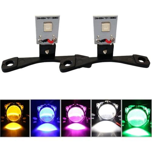 Car LED Devil Eyes Demon Evil Eye DRL LED Module For Headlight Projector Lens Retrofit DIY Red Blue Yellow White Green