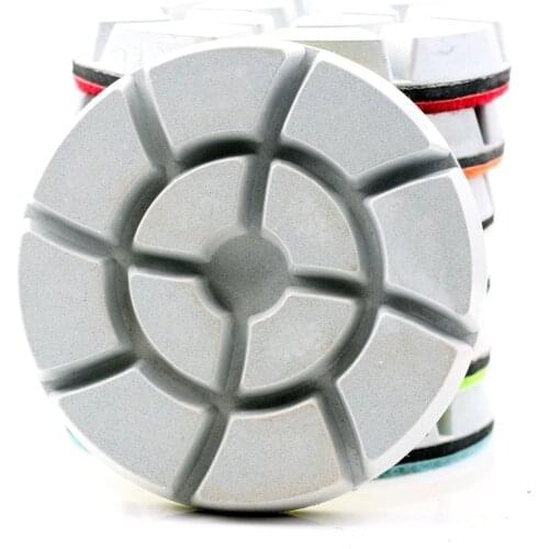 Free shipping diamond 4 inch 100mm wet floor concrete polishing pads for stone or concrete floor