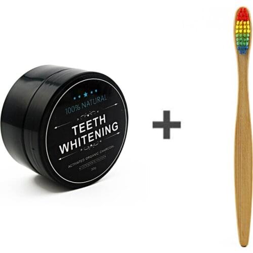 Free shipping Natural Teeth Whitening Charcoal Powder Tartar Stain Removal Tooth Whitening Powder Dental Teeth Whitening kits