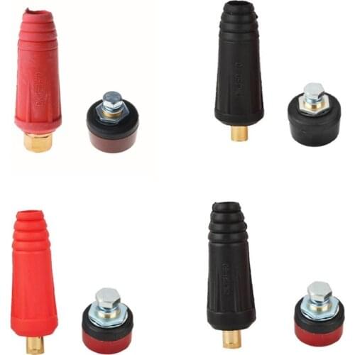 EU Welding Machine Quick Fitting Male Cable Connector Socket DKJ 35-50 50-70 Plug Adaptor Female Insert Welder Accessories