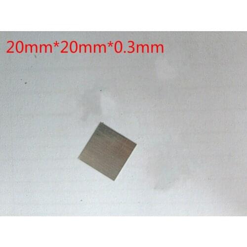 Pure platinum tablet, platinum plate electrode, purity: 99.99%, specification: 20*20*0.3 mm