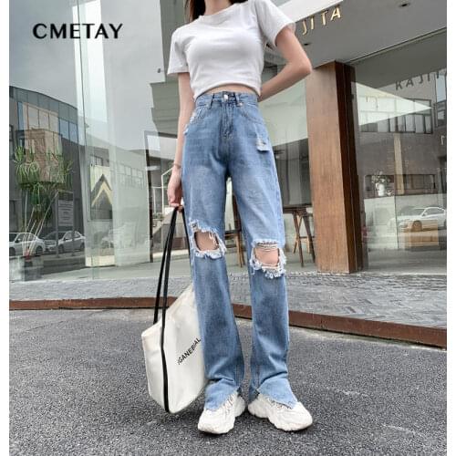 CMETAY Women's Loose Jeans