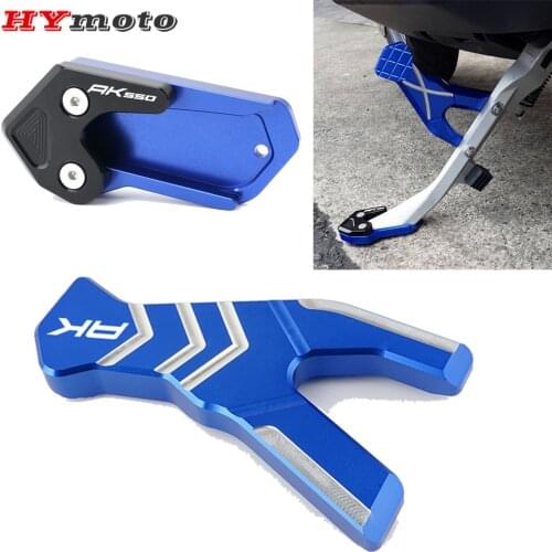 For KYMCO AK550 AK 550 2017-2020 Newest Motorcycle CNC Accessories Kickstand Foot Side Column Auxiliary Seat Stand Extension Pad