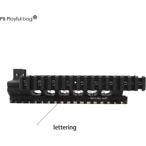 PB Playful bag Outdoor fun toy KAC P5 LDT upgrade material hand guard three side guide rail fishbone water bullet gun OD55