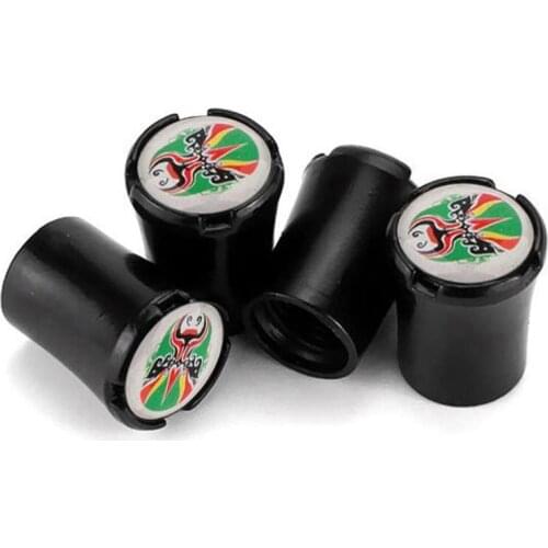 4pcs/Lot Green Face Car Tire Valve Caps For Mazda 2 3 6 Axela Atenza CX3 CX5 Wheel Tires Air Dust Waterproof Screw Airtight Cap