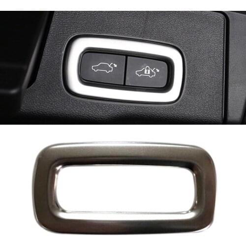 Newest Tailgate Door Rear Trunk Switch Cover Trim Frame for Volvo XC60 2018