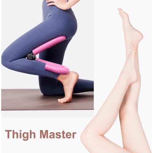 Thigh Master Muscle Fitness Equipment PVC Leg Exercisers Leg Muscle Arm Chest Waist Butt Exerciser Yoga Workout Slimming Machine