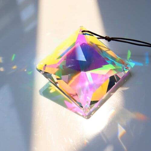Hanging Crystals Prism Rainbow Maker Chandelier Crystal Pendant Drops DIY Ornament Craft Home Wedding Decor