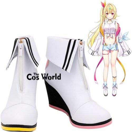 YouTuber Japanese Virtual VTuber Hololive Sara Hoshikawa Customize Cosplay High Heels Shoes Boots