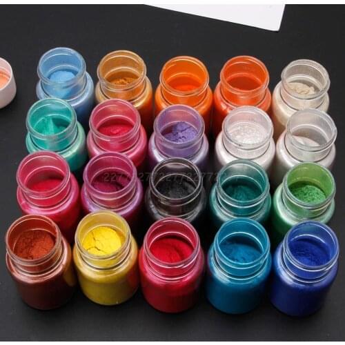 20 Colors Mica Powder Epoxy Resin Dye Pearl Pigment Natural Mica Mineral Powder Je13 19 Dropship