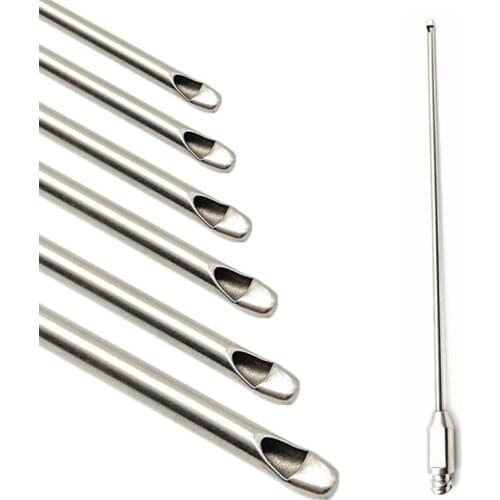 Flat head key type Liposuction Cannula Aspirator for Beauty Fat Harvesting Cannula