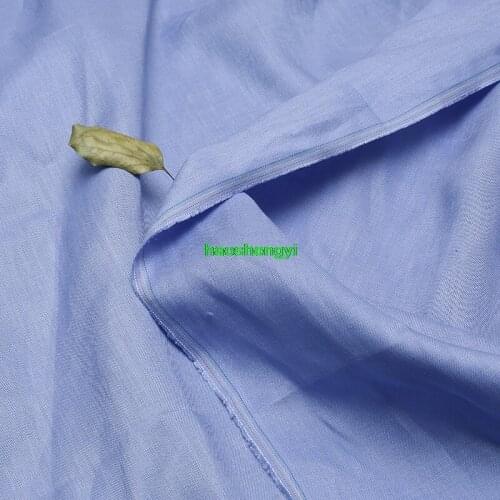 Spring and summer pure linen clothing custom dress fabric