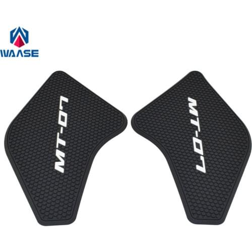 Waase For Yamaha MT-07 MT07 2021 Tank Pad Protector Sticker Decal Gas Knee Grip Tank Traction Pad Side