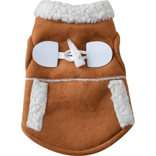 Pet Dog Cat Winter Clothes Coat Apparel Puppy Warm Motorcycle Vest Costume Clothing for Small Dog Chihuahua Abrigo 2017