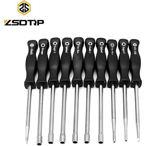 ZSDTRP Carburetor Adjustment Tool Single D Double D Hexagon Hex Socket Kit Set for most carburetor