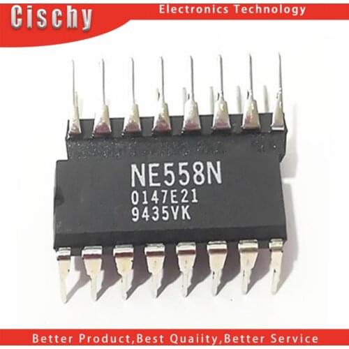 1pcs/lot NE558N NE558 DIP-16 In Stock