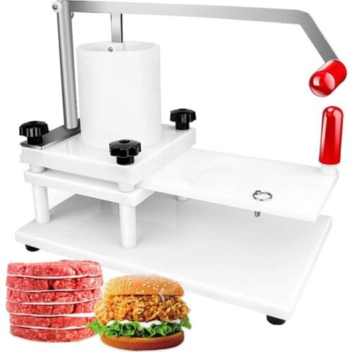 110mm-130mm Manual Hamburger Kitchen Tools Round Meat Shaping Press Burger Machine Forming Burger Meat Pie Patty Makers