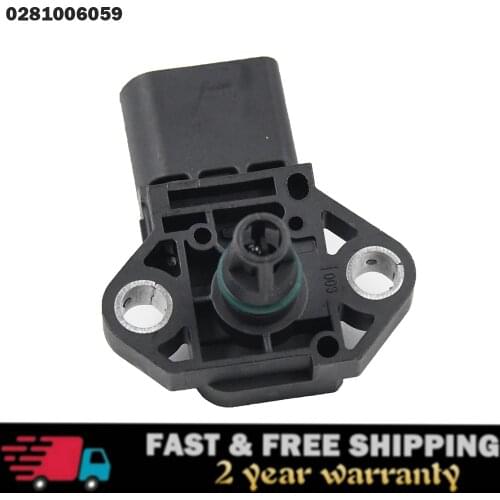 4 BAR Intake Manifold Boost Pressure MAP Sensor Drucksensor For VW Audi SEAT SKODA 1.4 2.0 TDI 0281006059 0281006060 03K906051