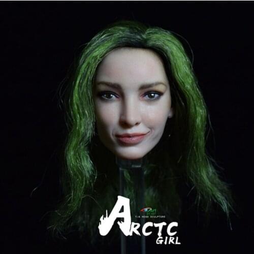 BY-ART BY-T6 1:6 Miss Polaris Sister Doll Female Head Magnet Girl Hair Transplant Head Carving