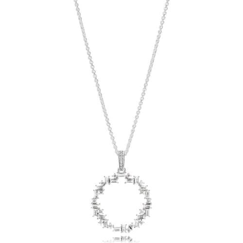 NEW 100% 925 Sterling Silver Shards of Spark Necklace Clear CZ Original Chain Has Logo Foundation Manufacturer Wholesale