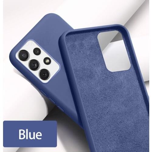 For Samsung A52 A51 A32 A31 A41 A21S A12 Liquid Silicone Soft Case For Samsung S21 Plus S21 S20 FE A71 A72 Phone Case