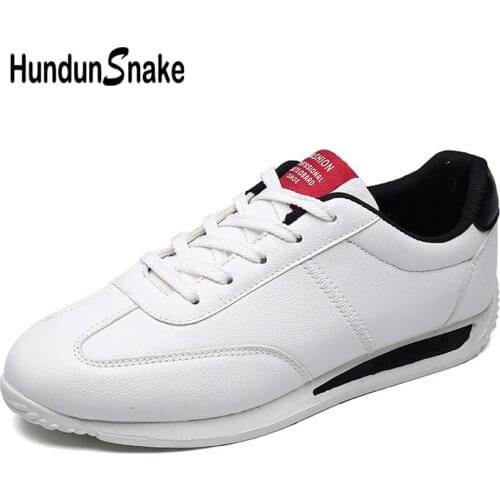 Hundunsnake Leather White Womens Running Shoes For Women Sport Sneakers Men Sport Shoes Female Womens Sports Shoes Ladies T618