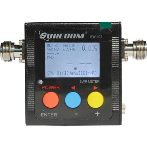 The Latest version Surecom SW-102 125-525Mhz VHF/UHF Antenna Power & SWR MeterDigital VHF/UHF SWR & POWER WATT METER