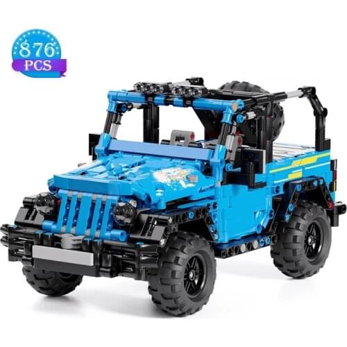 Technical MOC Ideas Sports Racing Building Blocks Creative Off Road Vehicle Model Education Bricks Toys for Boys Birthday