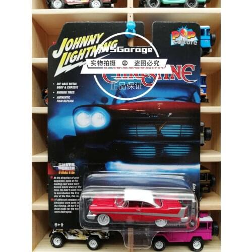 JohnnyLightning 1/64 Christine Plymouth Diecast Collection of Die-casting Simulation Alloy Model Children Toys
