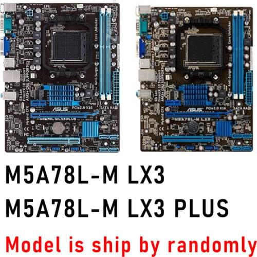 ASUS M5A78L-M LX3 Plus Motherboard M5A78L M LX3 Plus Socket AM3+ Systemboard DDR3 AMD 760G 16GB Desktop Micro ATX Mainboard Used