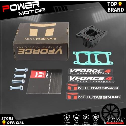 Motorcycle V-Force 4 Reed Valve Carbon Fiber Kit for YAMAHA YFS200 Blaster 1988-2006 ATV Moto Tassinari V4145 Motor Parts